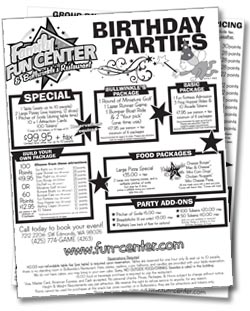 Family Fun Center Group Packages