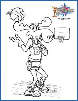 Bullwinkle Coloring Sheet