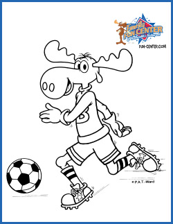 Bullwinkle Coloring Sheet